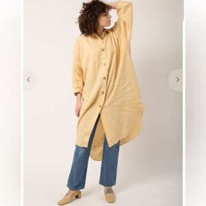 Esby Viola Linen Shirt Dress Size XS/S